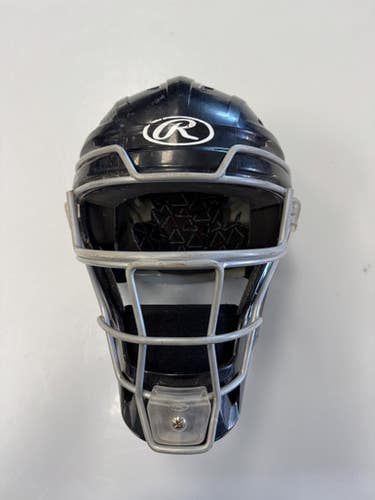 Used Rawlings 6 1 2 - 7 Catchers Helmet W Mask Black One Size 11860-s000309892