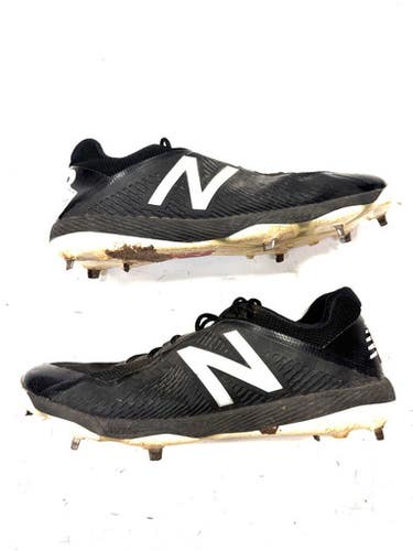 Used New Balance Baseball Metal Bb Sb Cleats Black Senior 14 11860-s000267019