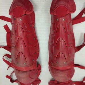 Used All-star Catchers Leg Guards Red Intermed 11860-s000278863