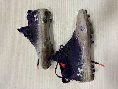 Used Under Armour Adult Fb Cleats Purple Senior 10.5 11860-s000280646