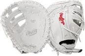 New Liberty Fastpitch First Baseman 13 In White Rht 11860-rawrlafbwh13rht