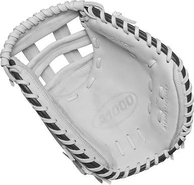 New Wilson A1000 Fastpitch Sb Catchers Rh Throw White Grey 33" 11860-wilwbw10260033