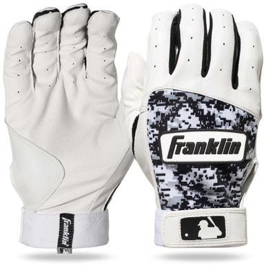 New Franklin Digitek Bb Sb Batting Gloves Adult Wh Bk Xl 11860-fra21060f5xl