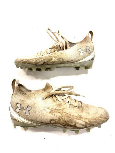 Used Under Armour Lax Cleats Mens White Senior 9.5 11860-s000291570