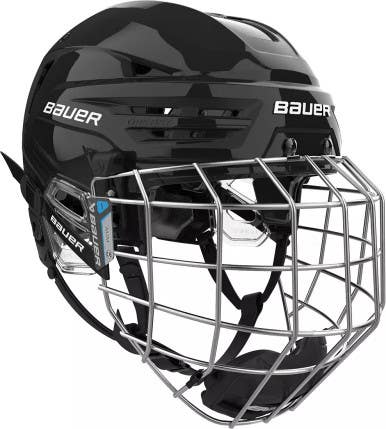 New Bauer S25 Re-akt 90 Helmet Combo Sm Blk 11860-bar1065826blks