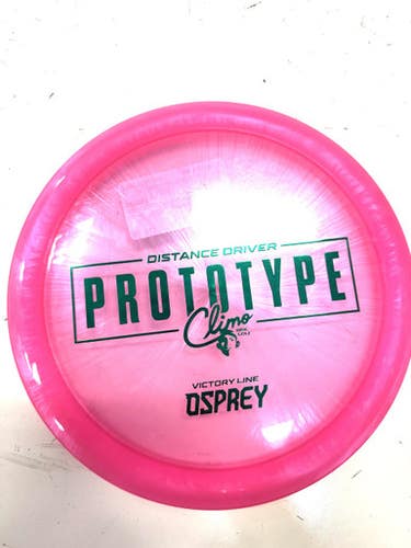 Used Prototype Climo Victory Osprey Disc Golf Driver Pink 168g 11860-c000293702