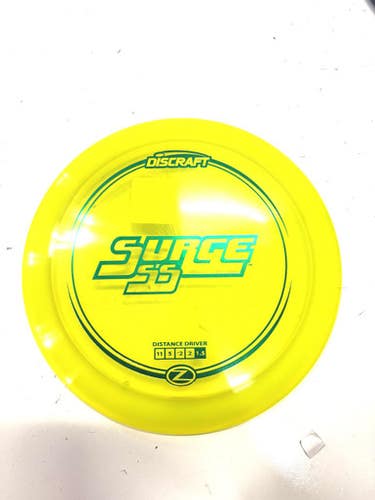 Used Discraft Surge Ss Disc Golf Driver Yellow 172g 11860-c000293715