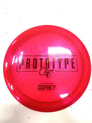Used Prototype Climo Victory Osprey Disc Golf Driver Red 11860-c000293697