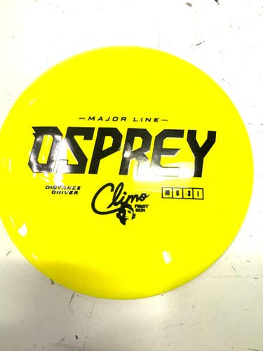 Used Climo Osprey Major Line Disc Golf Driver Yellow 170g 11860-c000293744