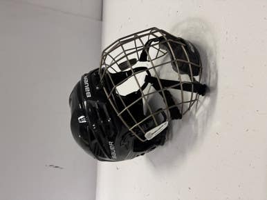 Used Bauer React 85 Helmet Cage Combo Black Sm 11860-s000293860