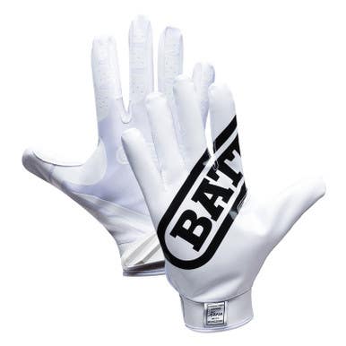 New Battle Double Threat Football Gloves Wh Wh Youth Xl 11860-bat9302yxl