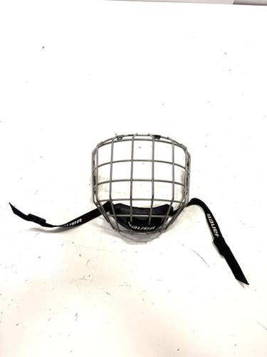 Used Bauer Hockey Wire Mask Grey Md 11860-s000294024