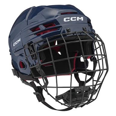 New Ccm Tacks 70 Helmet Cage Combo Navy Blue One Size 11860-ccmht70cjrnvy