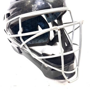 Used Easton 7 1 8 - 7 1 2 Catchers Helmet W Mask Black Lg 11860-s000298552