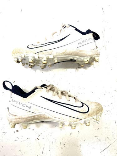 Used Nike Lax Cleats Boys White Junior 03 11860-c000298646