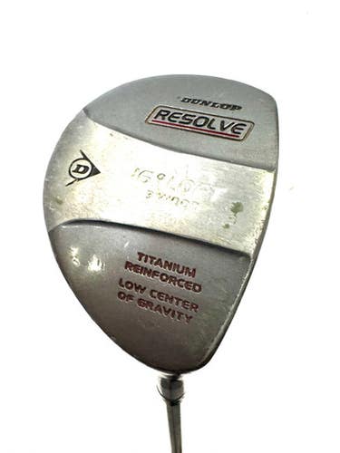 Used Dunlop Resolve Mens Fairway Wood Rh 3 Wood 11860-s000298671