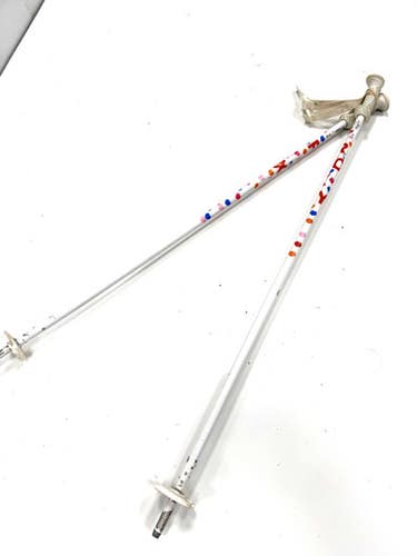 Used Roxy Sweatheart Girls Dh Ski Pole White 95 Cm 38 In 11860-s000299510
