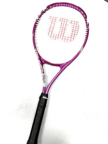 Used Wilson Triumph Adult Tennis Racquet Purple 4 1 4" 11860-s000299453