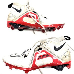 Used Nike Adult Fb Cleats White Senior 14 11860-c000299976