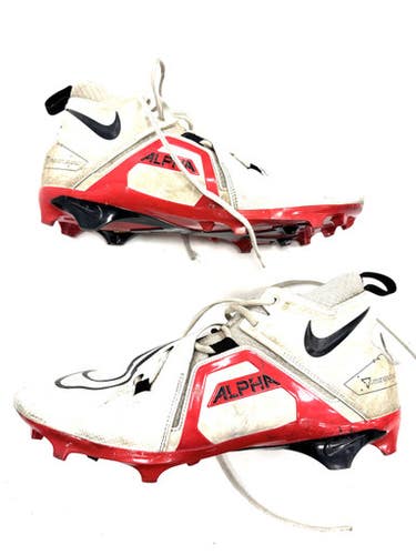 Used Nike Adult Fb Cleats White Senior 14 11860-c000299976