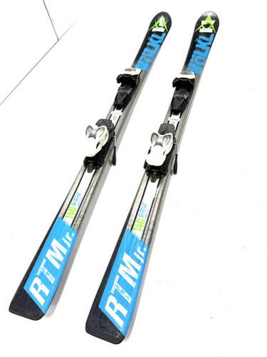 Used Volkl Rtm Jr Boys Dh Ski Binding Black And Royal Blue 140 Cm 11860-s000300250