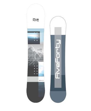 New 540 Fiveforty Ultra 159cm Wht Blue Snowboard 11860-sjm12303a159
