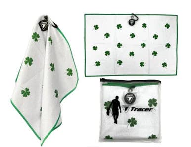 New Tracer Golf Magnet Towel Lucky Clover 16"x24" 11860-35atmag-lc