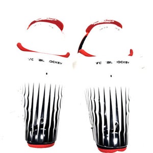 Used Usa Hockey Total Hockey Junior Shin Guards White 10" 11860-s000304091