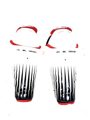 Used Usa Hockey Total Hockey Junior Shin Guards White 10" 11860-s000304091