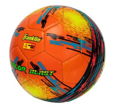 New Franklin Color Blast Sz 4 Soccer Ball 11860-fra30394