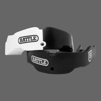 New 2 Color 2 Pack Mouth Guard Bk Wt 11860-bat7700