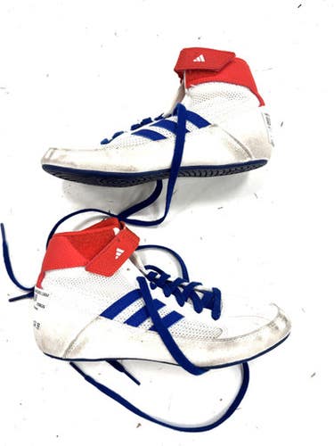 Used Adidas Wrestling Shoes White Junior 02.5 11860-s000309604