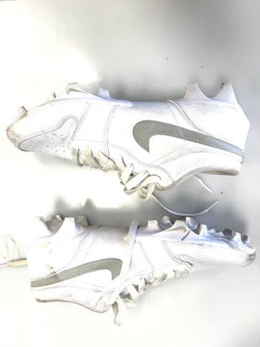Used Nike Adult Fb Cleats White Senior 10.5 11860-s000309683