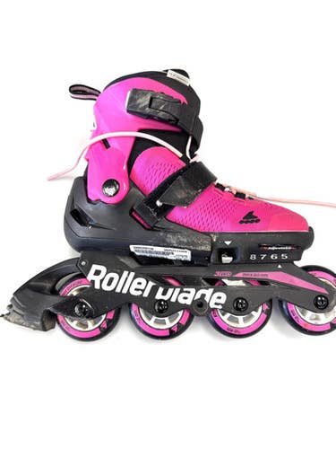 Used Rollerblade Junior Rec Fitness Skates Pink Adjustable 11860-s000309736