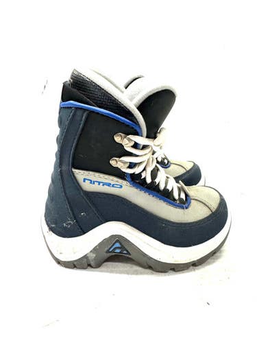Used Nitro Boots Boys Snowboard Boots Grey Junior 02 11860-s000285971