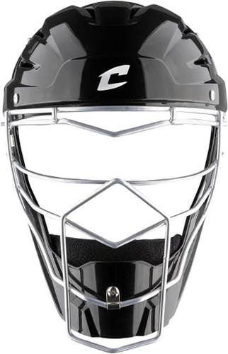 New Champro Optimus Mvp Catch Helmet Adt Black 11860-chpcm75bk