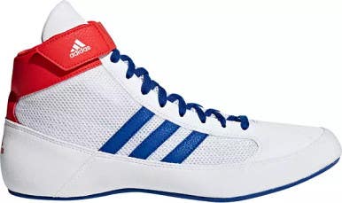 New Adidas Hvc2 Wrestling Shoe Sz 12.5 Wht Red Ry 11860-adibd7129125