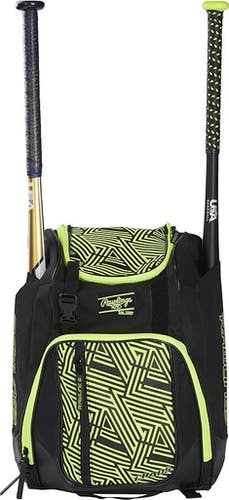 New Chaos Backpack Blk Yellow 11860-rawamachaosboy