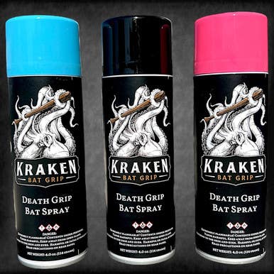 New Kraken Death Grip Bat Spray 11860-50kbatgrip