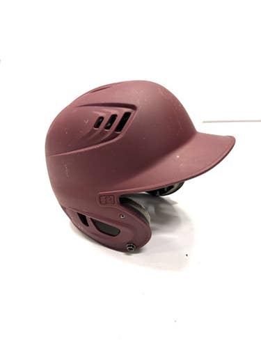 Used Rawlings 7 1 4- 7 3 4 Batting Helmet No Mask Maroon One Size 11860-s000291031