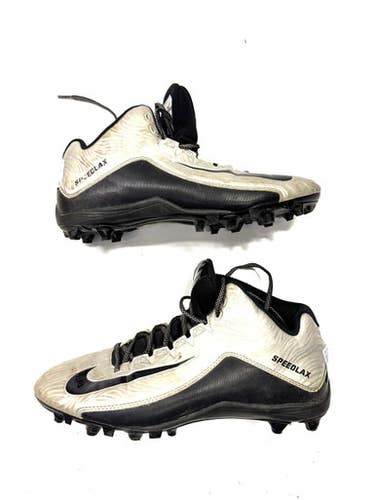 Used Nike Lax Cleats Mens Grey Senior 10 11860-c000291168