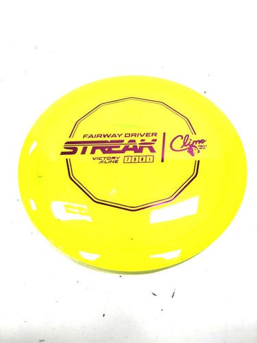 Used Climo Streak Disc Golf Driver Optic Yellow 162g 11860-c000302623