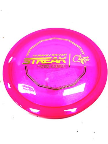 Used Climo Streak Disc Golf Driver Neon Pink 164g 11860-c000302624