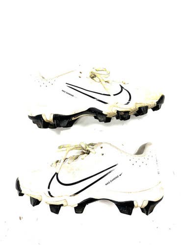 Used Nike Diamond Bb Sb Cleats White Junior 02.5 11860-s000302656