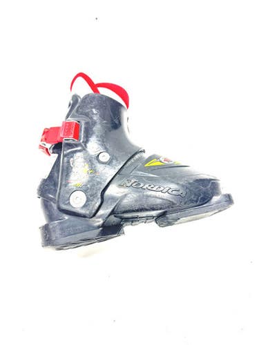 Used Nordica Super 0.1 Boys Dh Ski Boot Black 185 Mp - Y12 11860-s000302936