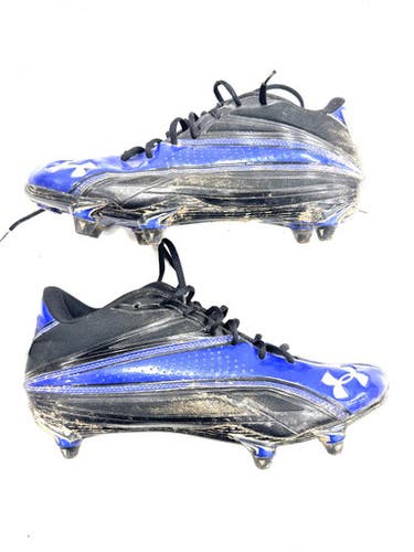 Used Under Armour Adult Fb Cleats Royal Blue Senior 10 11860-c000306077