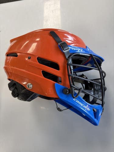 Used Cascade Cpvr Lacrosse Helmet Orange M L 11860-c000306451