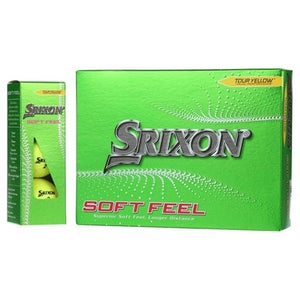 New Srixon Soft Feel 14 Tour Yellow 12 Pack 11860-cle10352312
