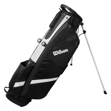 New Wilson Qs Stand Bag Black White 11860-wilwg4004106