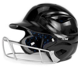New All Star System 7 Youth Helmet W Fastpitch Guard 11860-astbh3010fgafbk
